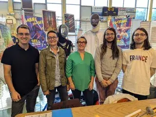 L'équipe du club au stand de la journée des associations 2024.