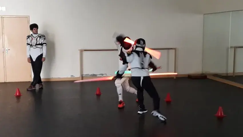 Sabre laser, saison 2021, lames colorées.